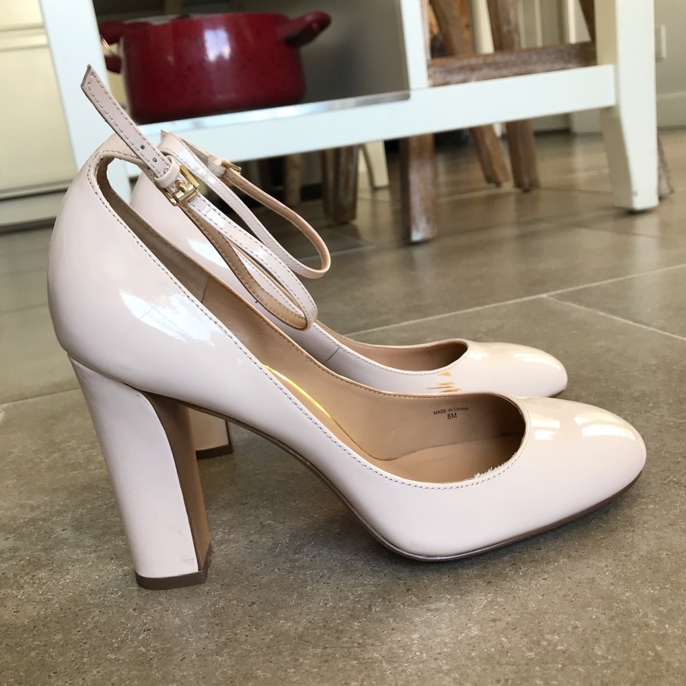 Banana Republic Tanie Pale Pink Mary Janes